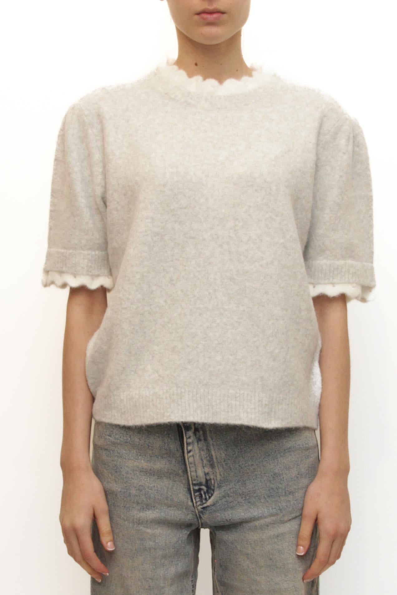 LEVH - Maglione Metz - GRIGIO CHIARO