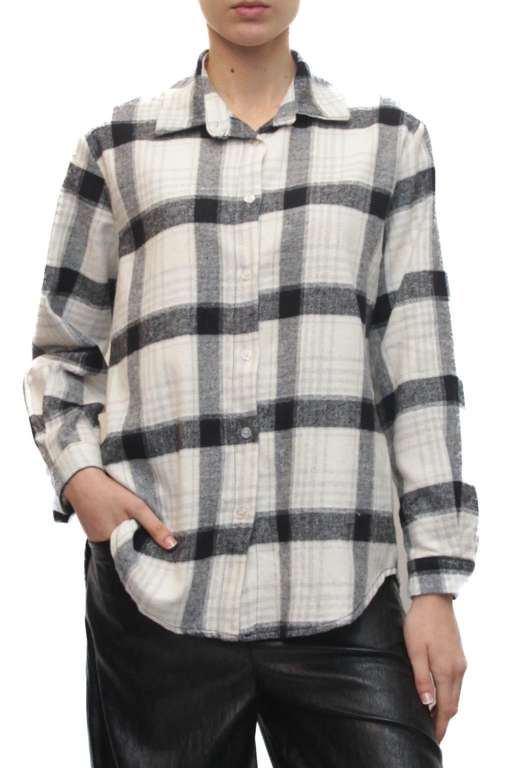 LEVH - Camicia Carissa - QUADRO B/N