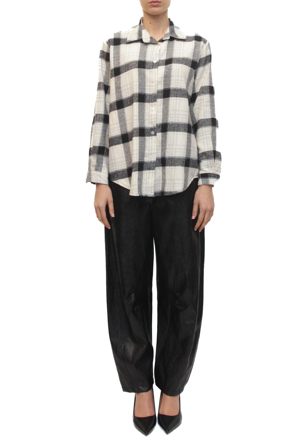 LEVH - Camicia Carissa - QUADRO B/N