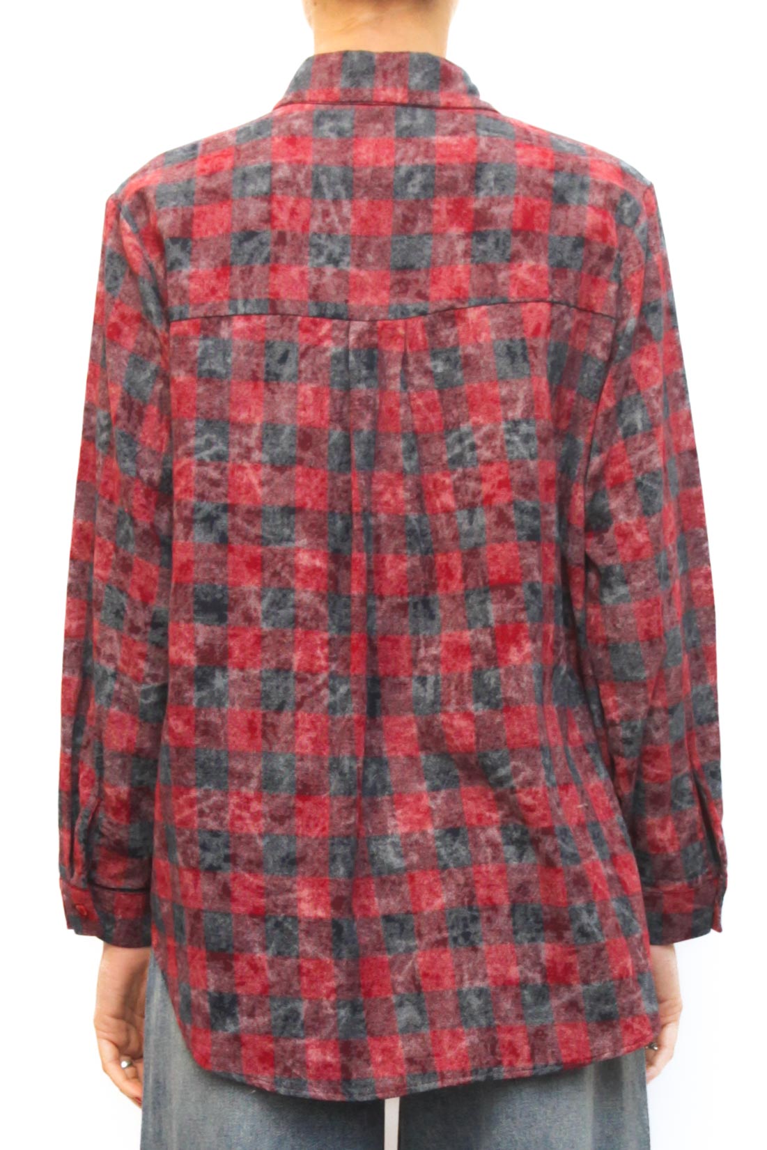 LEVH - Camicia Rose - QUADRO ROSSO/BLU