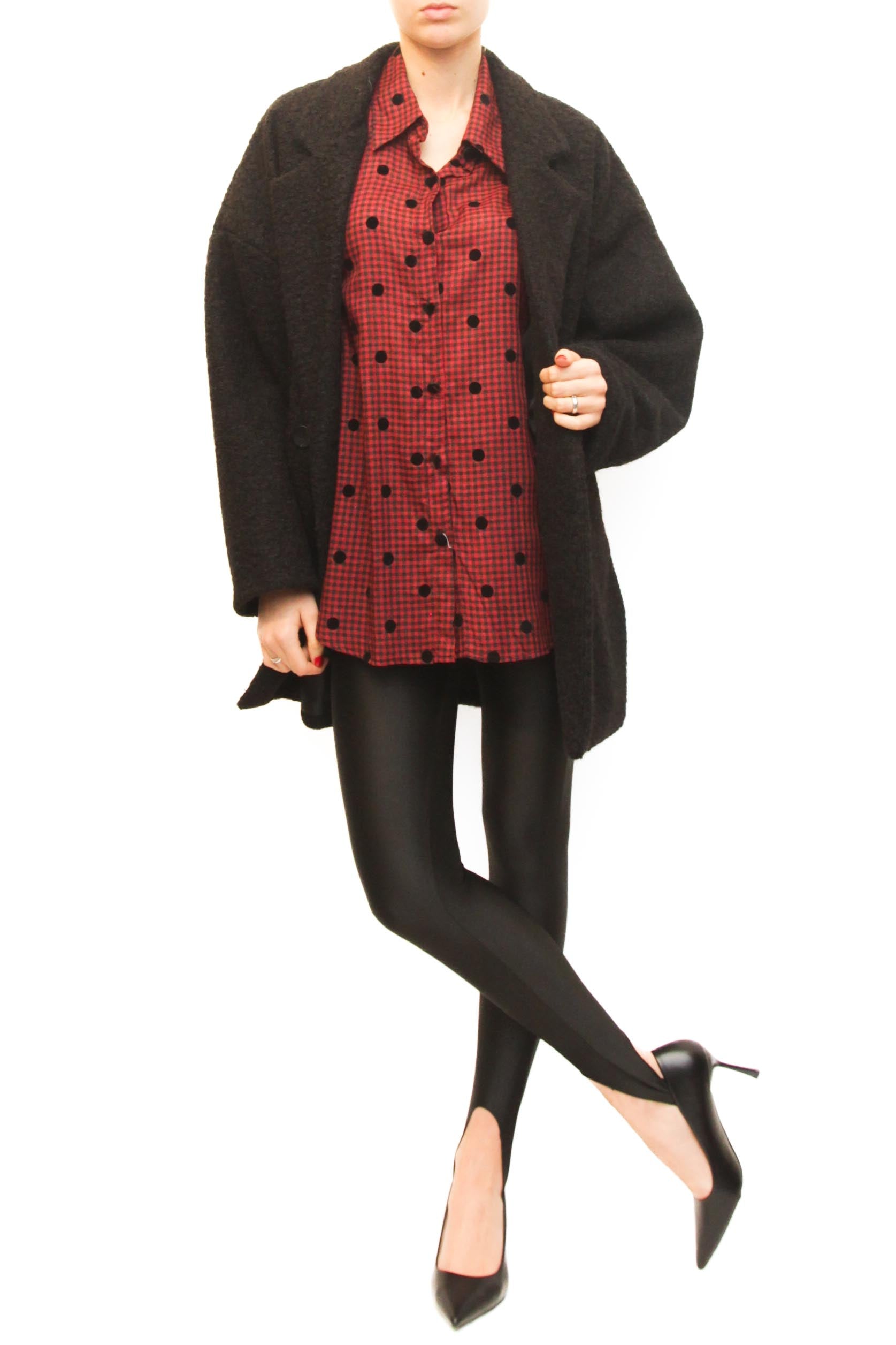 LEVH - Cappotto Chantal - NERO