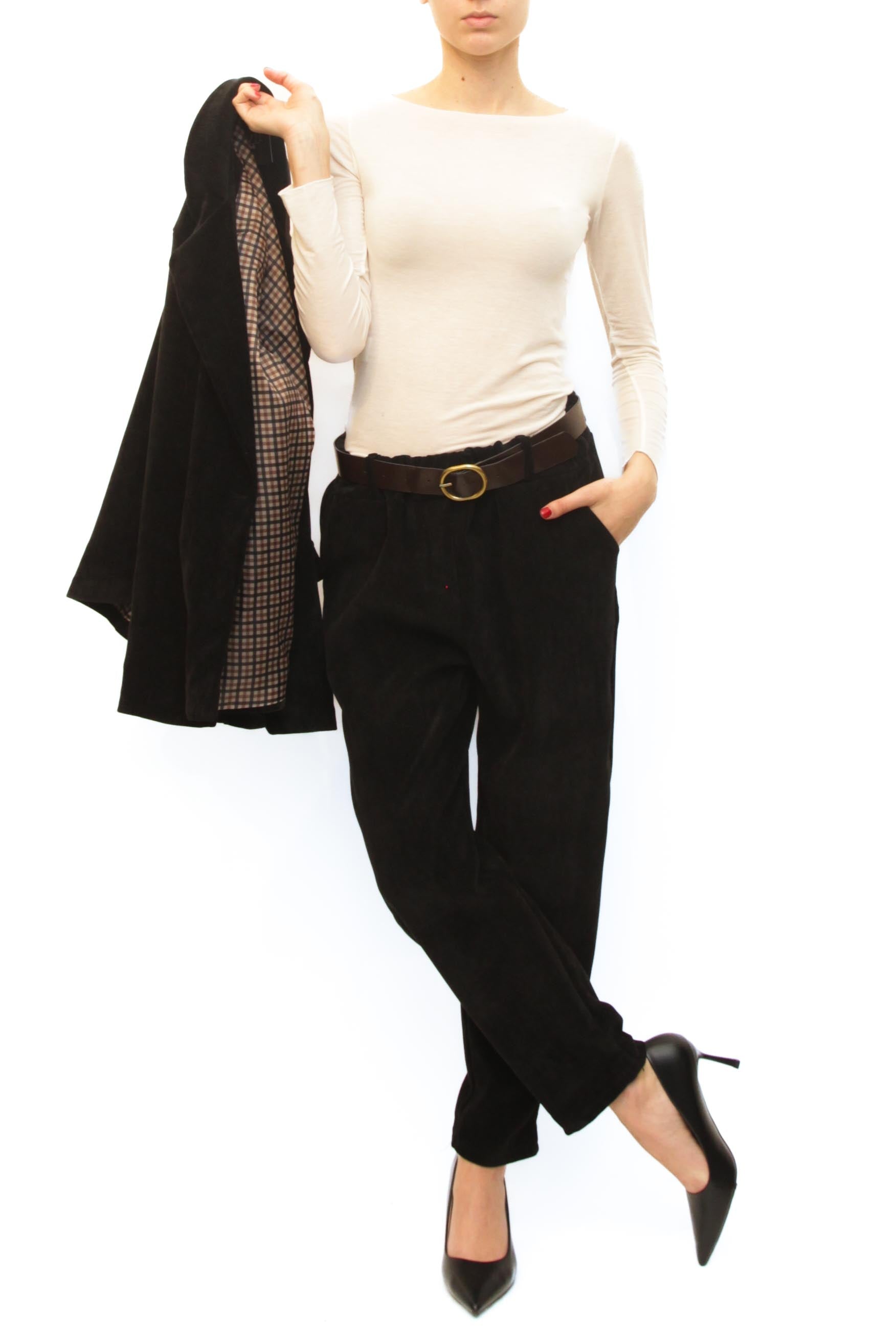 LEVH - Pantalone Edwige - NERO