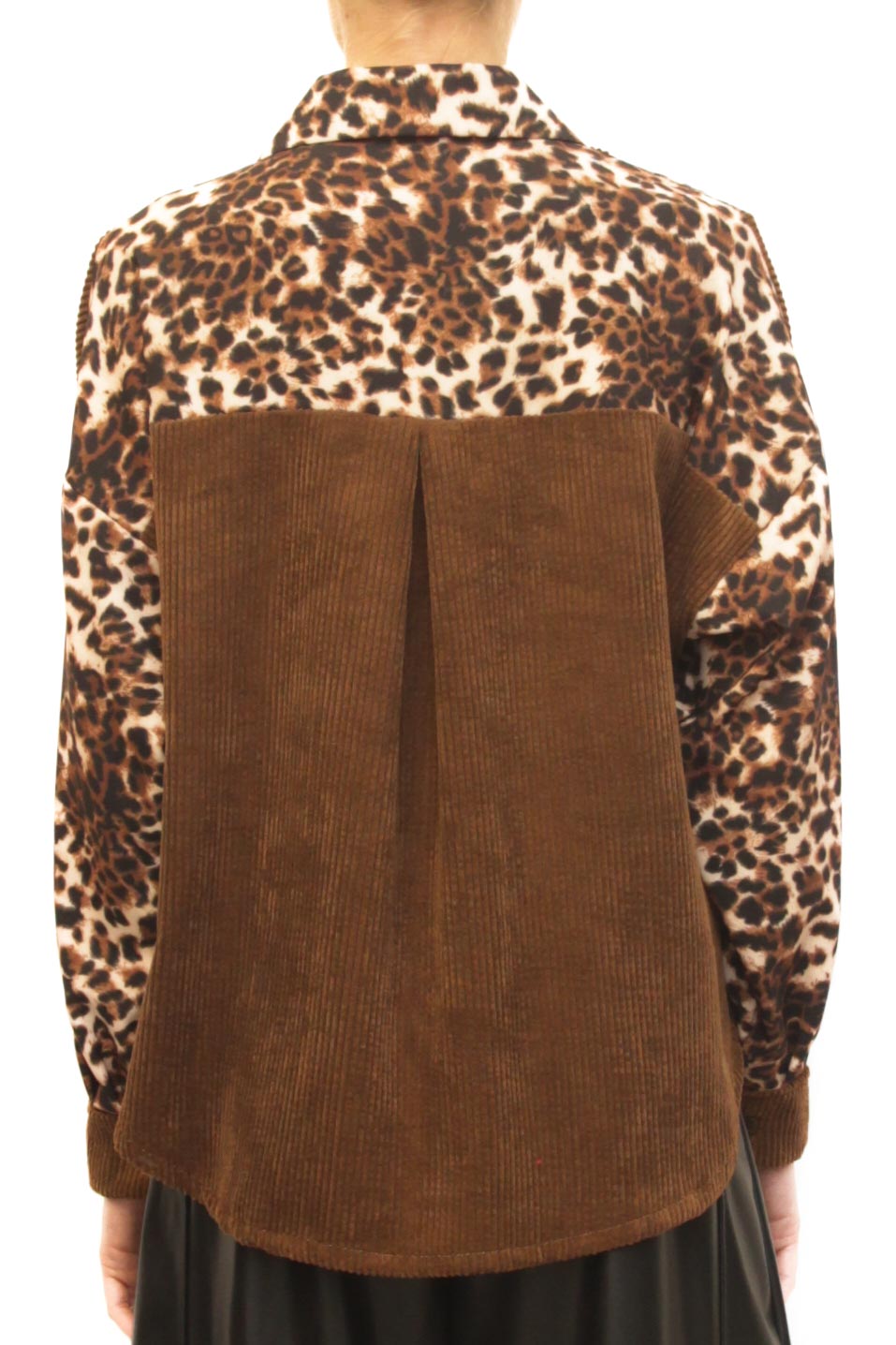 LEVH - Camicia Irène - Caffe/animalier