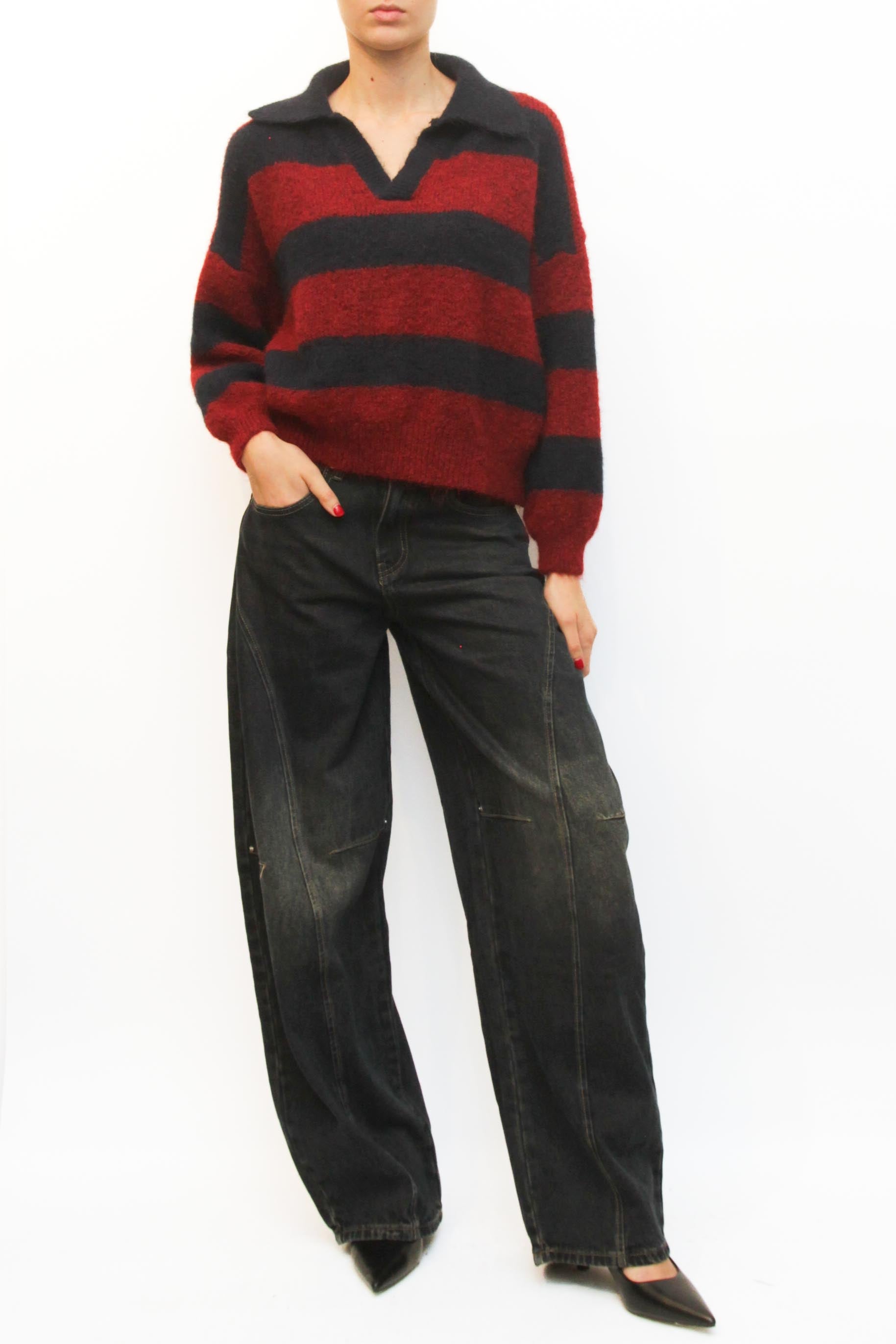 LEVH - Jeans Sophie - DENIM SCURO