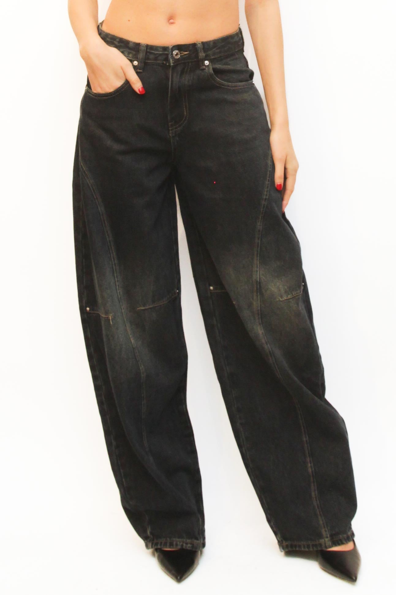 LEVH - Jeans Sophie - DENIM SCURO