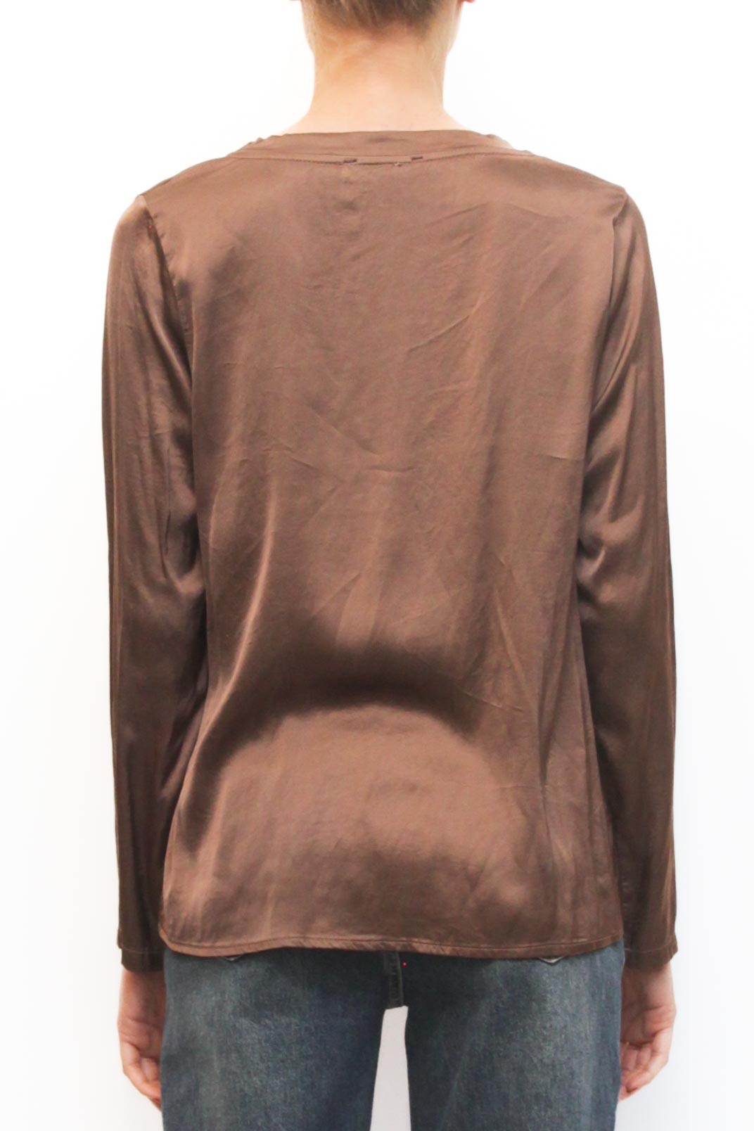 LEVH - Blusa Phoenix - MARRONE