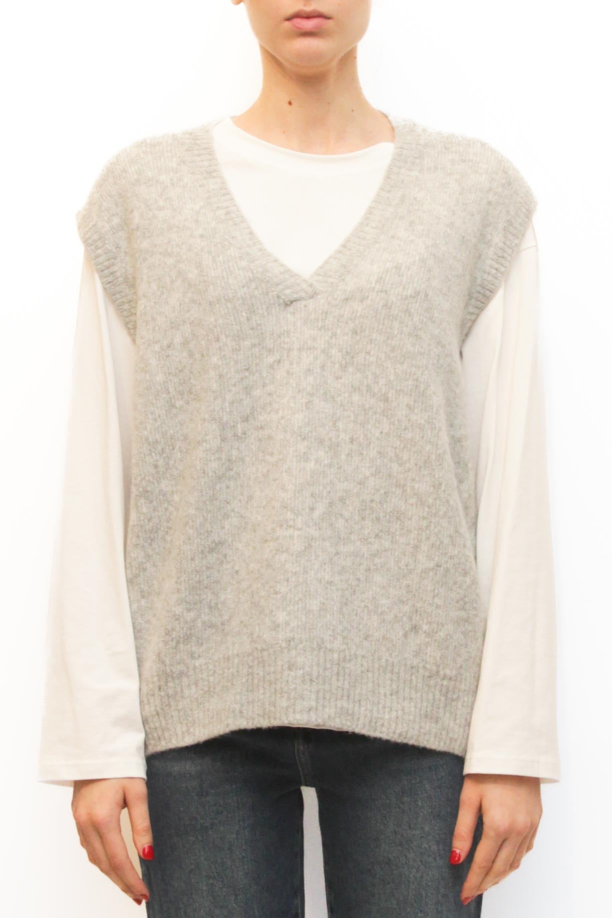 LEVH - Gilet Trafford - GRIGIO CHIARO