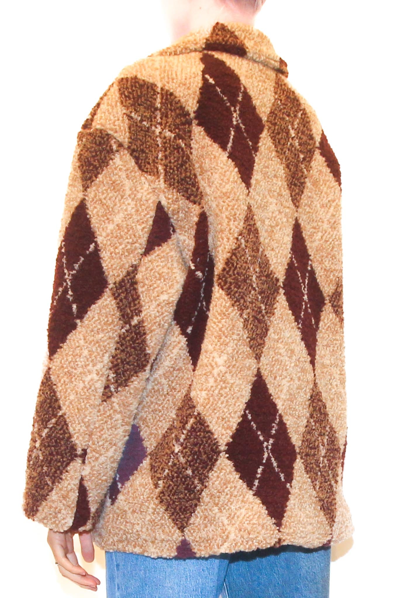 LEVH - Giacca Sam - rombo beige/bordx