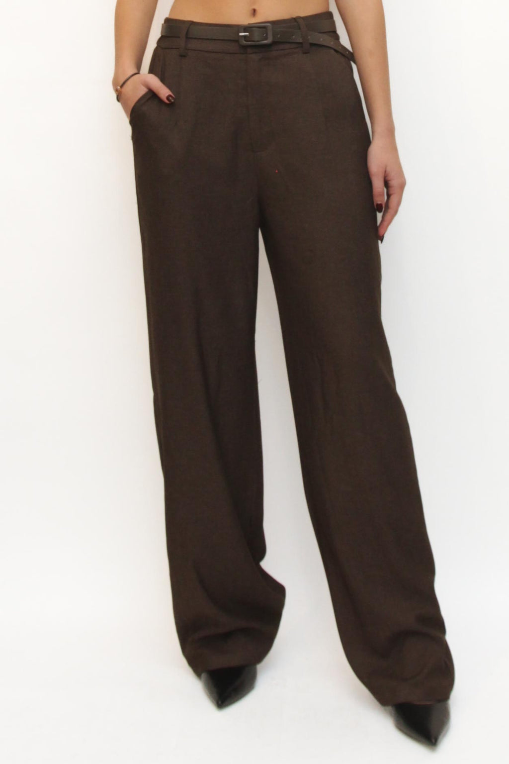LEVH - Pantalone Perla - MARRONE