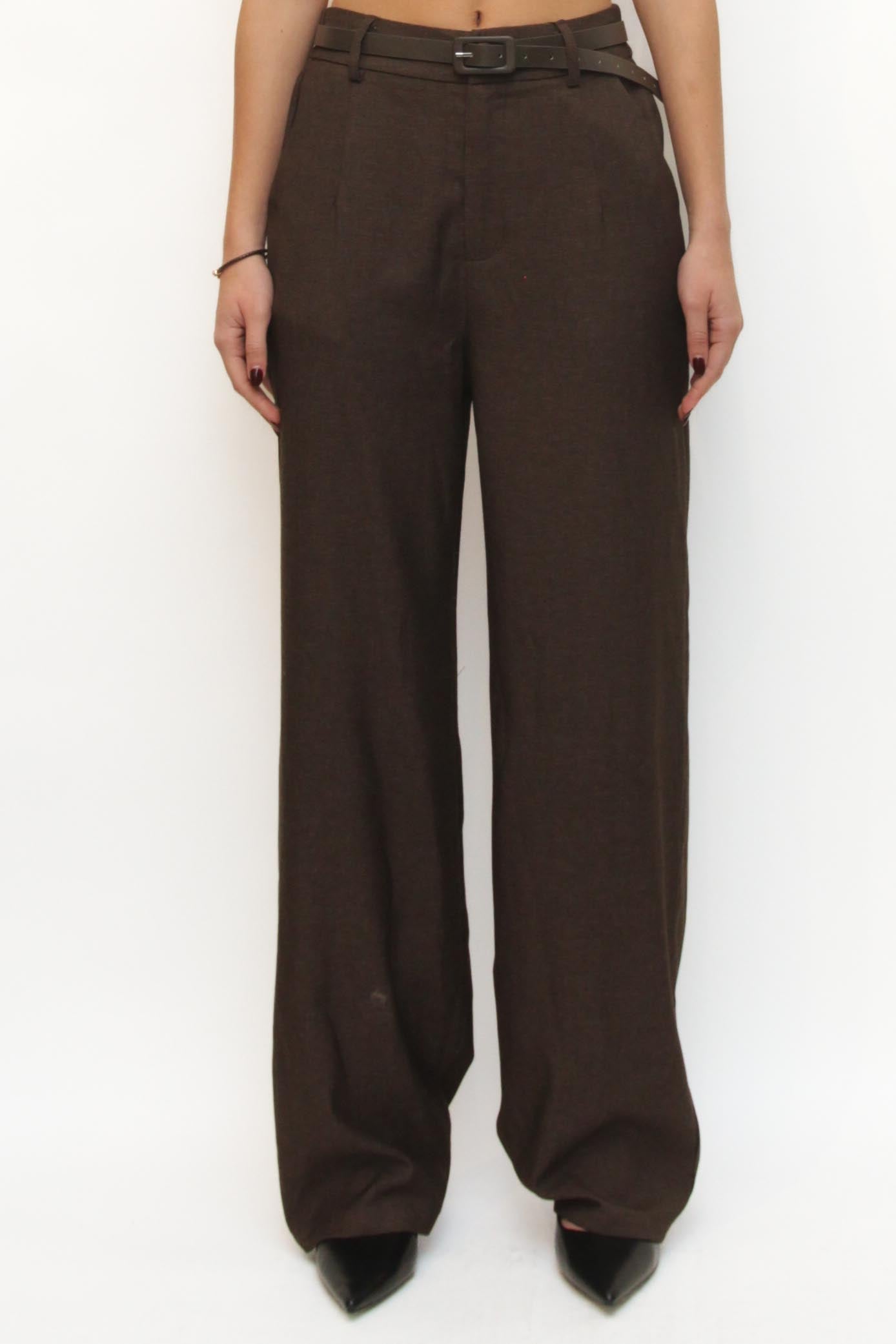 LEVH - Pantalone Perla - MARRONE