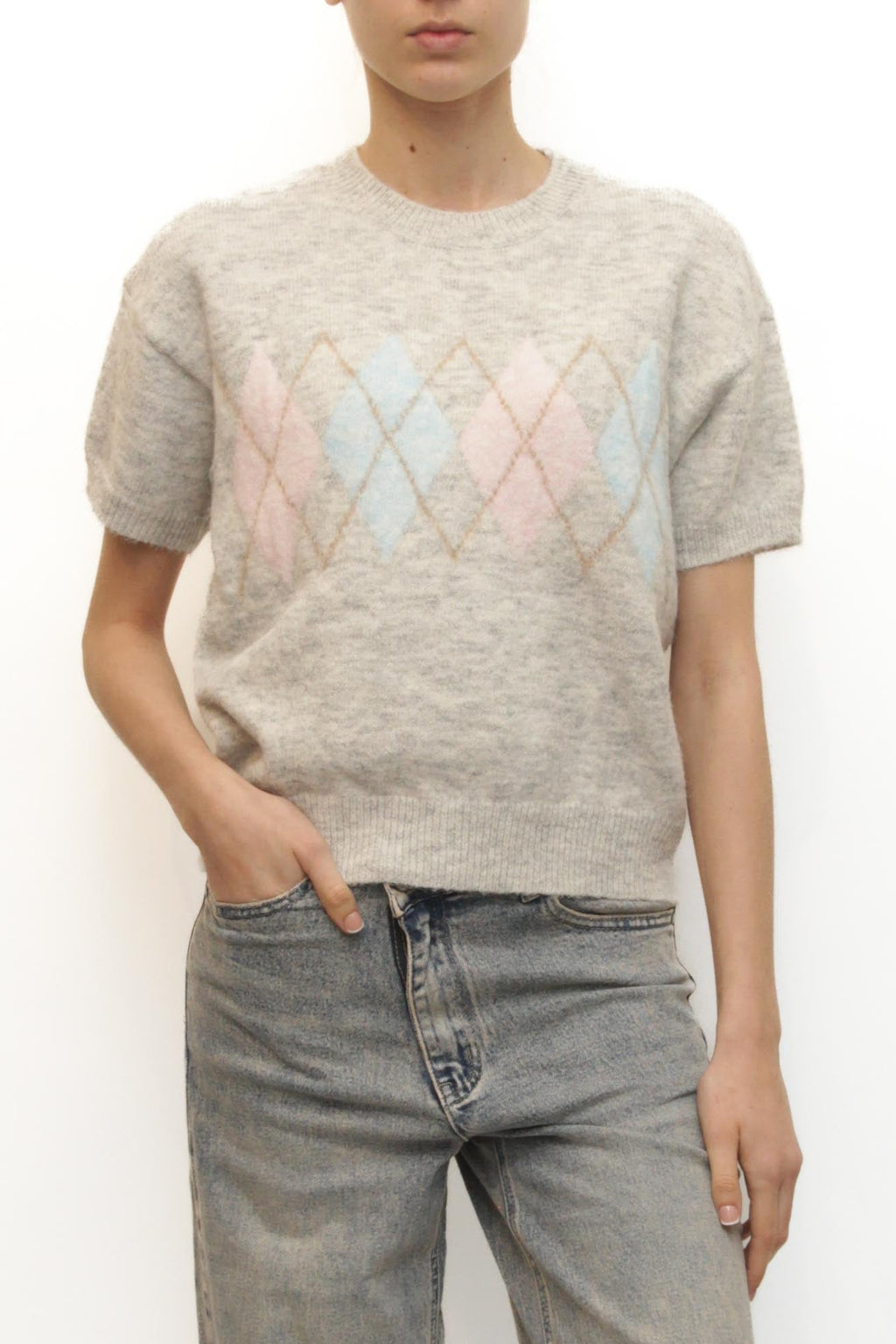 LEVH - Maglione Marci - GRIGIO CHIARO