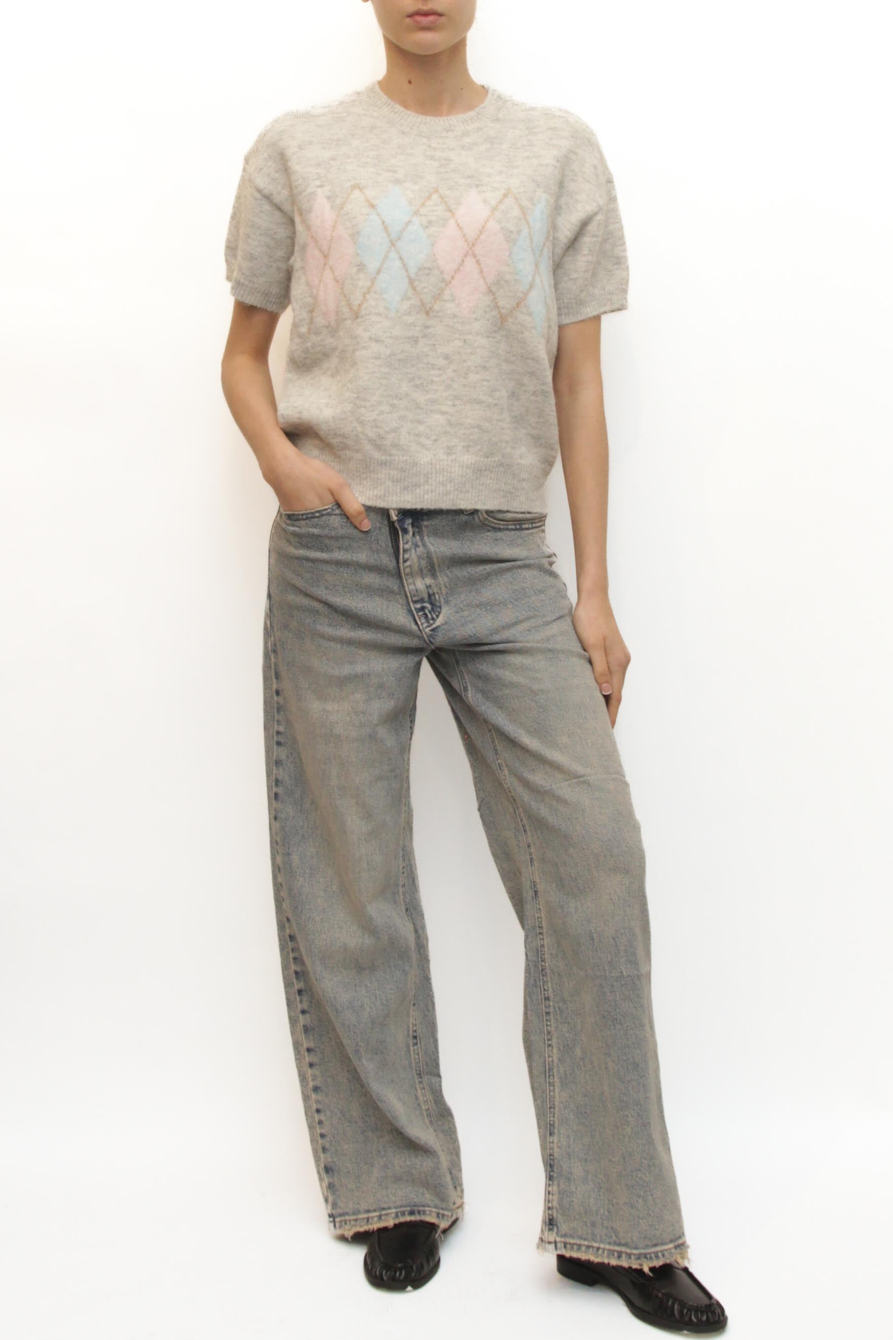 LEVH - Maglione Marci - GRIGIO CHIARO